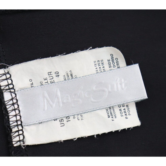 Magicsuit by Mirclesuit Black Estilo One Piece Swimsuit with Built in Bra Sz 10 - Picture 5 of 8